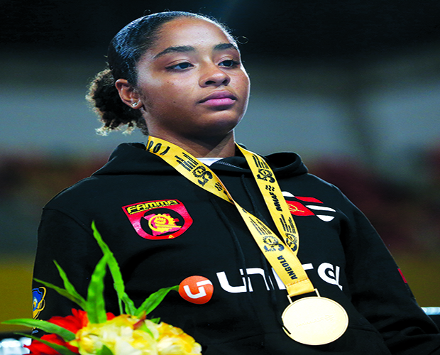 Mayra Lemos conquista ouro no Africano da categoria juvenil dos 61 kg