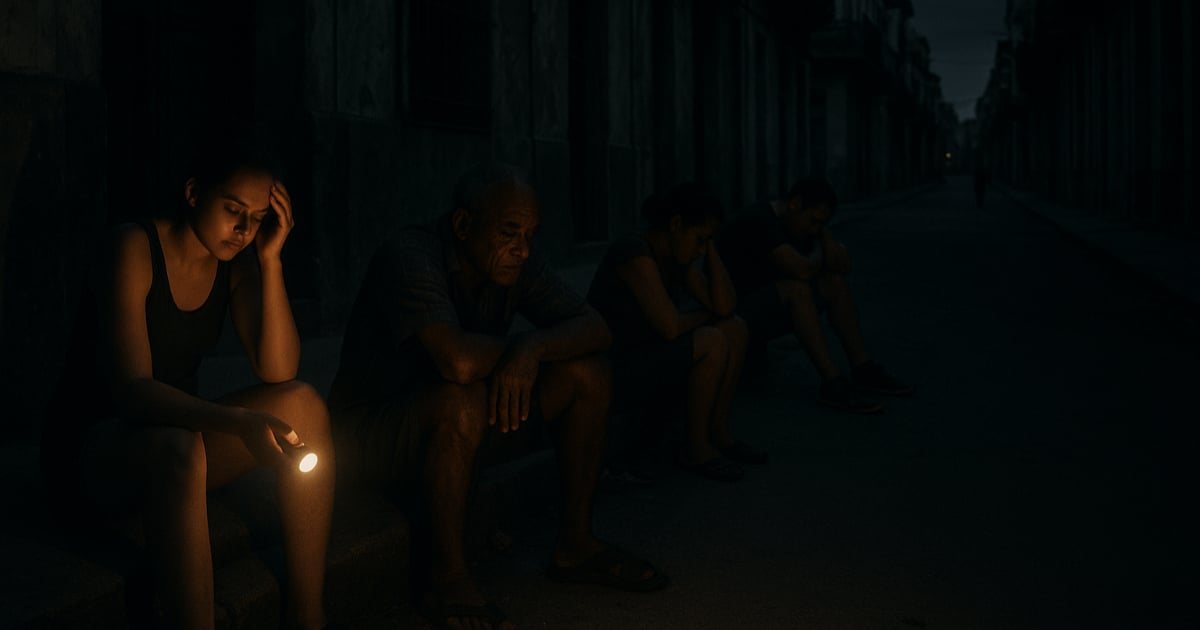 A escuridão se torna a norma: apagões continuam generalizados em Cuba A escuridão se torna a norma: apagões aumentam elevados em Cuba