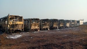 TCUL DENUNCIA INCÊNDIO NA BASE DO ZANGO E REAFIRMA COMPROMISSO COM A MOBILIDADE PÚBLICA