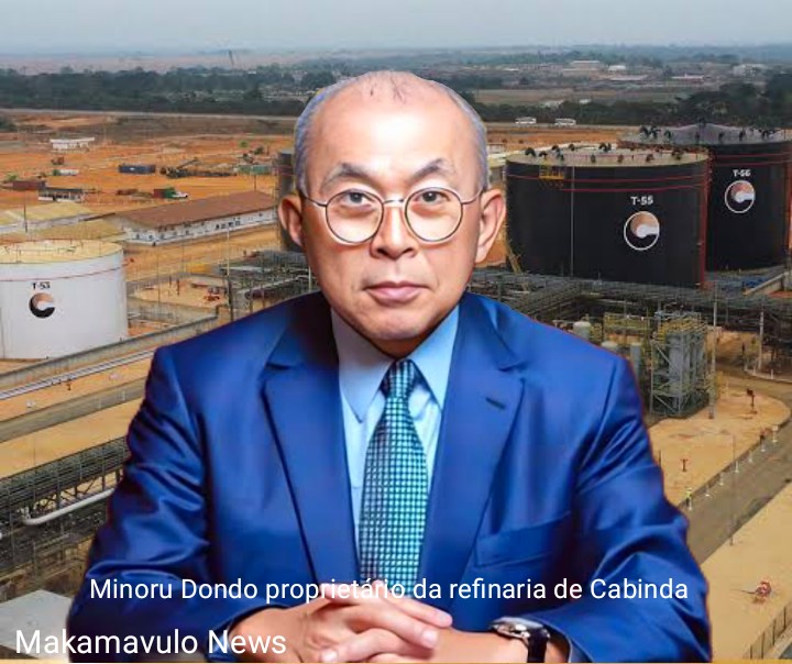 Minoru Dondo, sócio brasileiro no comando, detém a refinaria de Cabinda com 90%, o governo angolano detém apenas 10%