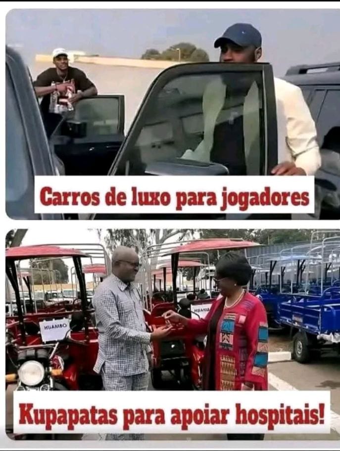 Ministra da Saúde de Angola Entrega “Kupapatas” a Hospitais, Enquanto Campeões do Afrobasket Recebem Carros de Luxo
