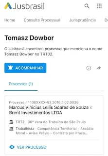 Tomasz Dowbor Processado no Brasil
